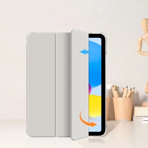 Etui Tech-Protect SC Pen Hybrid na iPad 10 / 2022 - szare - przezroczyste Etui Tech-Protect SC Pen Hybrid na iPad 10 / 2022 - szare - przezroczyste