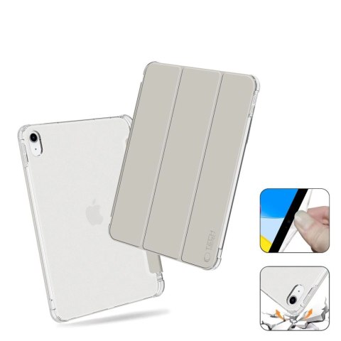Etui Tech-Protect SC Pen Hybrid na iPad 10 / 2022 - szare - przezroczyste Etui Tech-Protect SC Pen Hybrid na iPad 10 / 2022 - szare - przezroczyste