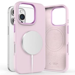 Etui Tech-Protect Silicone PU MagSafe na iPhone 16 Pro Max - różowe