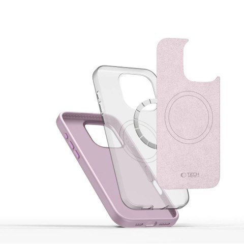 Etui Tech-Protect Silicone PU MagSafe na iPhone 16 Pro Max - różowe Etui Tech-Protect Silicone PU MagSafe na iPhone 16 Pro Max - różowe