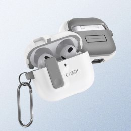 Etui Tech-Protect Slim Hook na AirPods 4 - białe