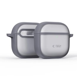 Etui Tech-Protect Slim Hook na AirPods 4 - szare