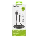 Kabel SBS TECABLEMICROC15K USB-A - USB-C 1,5m - czarny