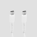 Kabel SBS TECABLETCC10W USB-C - USB-C Power Delivery 25W 1 m - biały