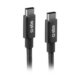 Kabel SBS TECABLETCC20BK USB-C - USB-C 25W Power Delivery 1,5m - szary