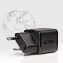 Ładowarka sieciowa SBS TETRGAN1C20K 20W GaN USB-C z Power Delivery - czarna
