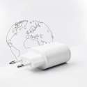 Ładowarka sieciowa SBS TETRPD20W 20W USB-A USB-C z Power Delivery - biała