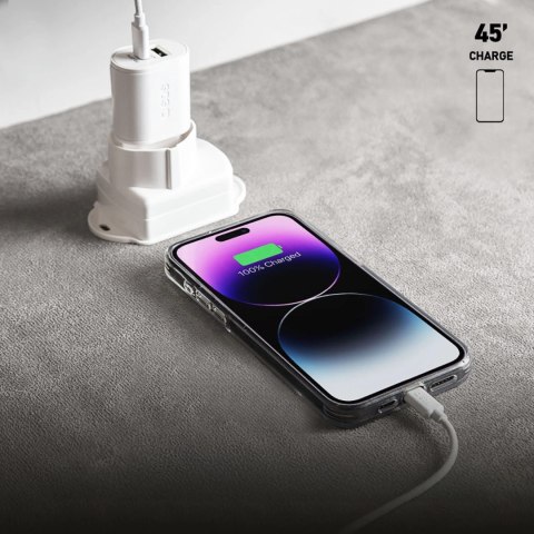 Ładowarka sieciowa SBS TETRPD20W 20W USB-A USB-C z Power Delivery - biała Ładowarka sieciowa SBS TETRPD20W 20W USB-A USB-C z Power Delivery - biała
