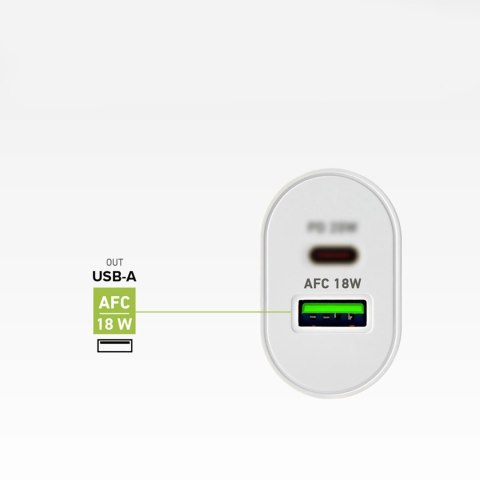 Ładowarka sieciowa SBS TETRPD20W 20W USB-A USB-C z Power Delivery - biała Ładowarka sieciowa SBS TETRPD20W 20W USB-A USB-C z Power Delivery - biała