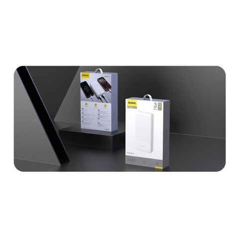 Powerbank Dudao K10Pro 2.4A 20000mAh 2 x USB-A - biały Powerbank Dudao K10Pro 2.4A 20000mAh 2 x USB-A - biały