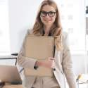 Torba na laptopa 13-14" Tech-Protect Neoslim - beżowe