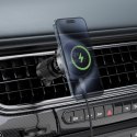 Uchwyt samochodowy Acefast D40 z ładowarką magnetyczną Qi2 15W do kratki nawiewu - czarny