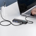 Hub USB-A Orico PAPW4A-C3 stacja dokująca 4x USB-A 3.0 - czarny