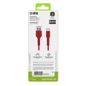 Kabel SBS TECABLEMICROC15R USB-A - USB-C 1,5 m - czerwony