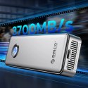Kieszeń dyskowa Orico OUM2-G20 M.2 NVME USB-C 3.2 20Gb/s - srebrna
