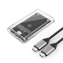 Kieszeń dyskowa Orico TC10-MS MSATA USB-C 3.2 5Gb/s - przezroczysta