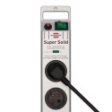 Listwa antyprzepięciowa Brennenstuhl Super-Solid 8 gniazd 2,5m 13.500A - srebrna