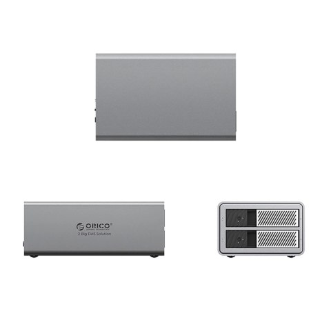 Macierz dyskowa Orico 9828RU3 2 Big DAS Solution ProRAID na 2 dyski 2,5"/3.5" SATA HDD/SSD z kontrolerem RAID - szara Macierz dyskowa Orico 9828RU3 2 Big DAS Solution ProRAID na 2 dyski 2,5"/3.5" SATA HDD/SSD z kontrolerem RAID - szara