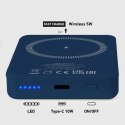 Powerbank SBS TEBB5000MAG1CB 5000 mAh kompatybilny z MagSafe - niebieski