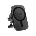 Uchwyt do smartfona z ładowarką SBS TESUPWIR15WMS kompatybilny z MagSafe - czarny