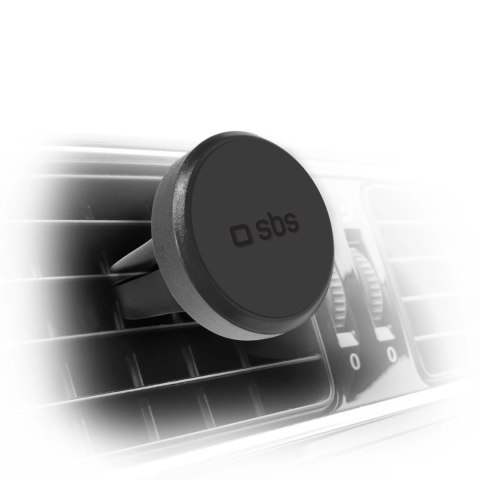 Uchwyt na smartfona SBS TESUPPEASYMAGK kompatybilny z MagSafe, na kratkę nawiewu - czarny Uchwyt na smartfona SBS TESUPPEASYMAGK kompatybilny z MagSafe, na kratkę nawiewu - czarny