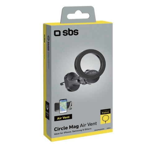 Uchyt na smartfona SBS TESUPMAGRING kompatybilny z MagSafe - czarny Uchyt na smartfona SBS TESUPMAGRING kompatybilny z MagSafe - czarny