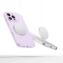 Etui Tech-Protect Liquid Silicone MagSafe na iPhone 16 Pro - fioletowe