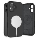 Etui Tech-Protect Liquid Silicone MagSafe na iPhone 16 - czarne