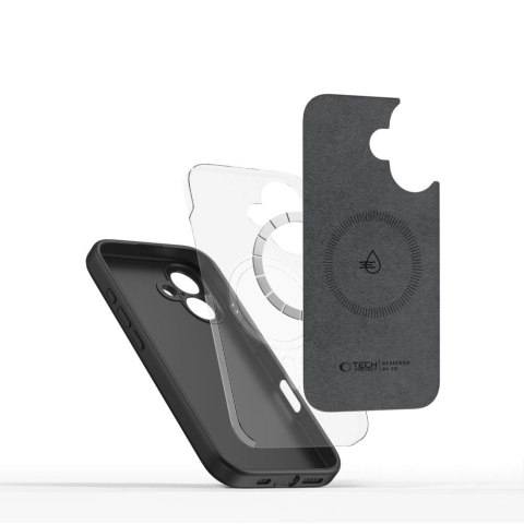 Etui Tech-Protect Liquid Silicone MagSafe na iPhone 16 - czarne Etui Tech-Protect Liquid Silicone MagSafe na iPhone 16 - czarne