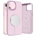 Etui Tech-Protect Silicone PU MagSafe na iPhone 15 - różowy