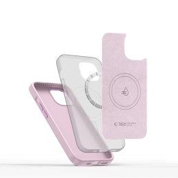 Etui Tech-Protect Silicone PU MagSafe na iPhone 15 - różowy