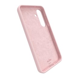 Etui silikonowe Puro Icon do Samsung Galaxy S25 - różowe