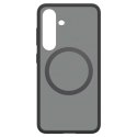 Etui silikonowe Spigen Capella GP-FPS931PGBJW z ringiem magnetycznym MagFit do Samsung Galaxy S25 - czarne