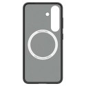 Etui silikonowe Spigen Capella GP-FPS931PGBJW z ringiem magnetycznym MagFit do Samsung Galaxy S25 - czarne
