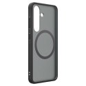 Etui silikonowe Spigen Capella GP-FPS931PGBJW z ringiem magnetycznym MagFit do Samsung Galaxy S25 - czarne