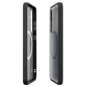 Etui silikonowe Spigen Capella GP-FPS931PGBJW z ringiem magnetycznym MagFit do Samsung Galaxy S25 - czarne