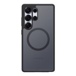 Etui silikonowe Spigen Capella GP-FPS938PGBJW z ringiem magnetycznym MagFit do Samsung Galaxy S25 Ultra - czarne