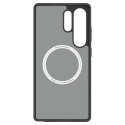 Etui silikonowe Spigen Capella GP-FPS938PGBJW z ringiem magnetycznym MagFit do Samsung Galaxy S25 Ultra - czarne