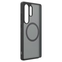 Etui silikonowe Spigen Capella GP-FPS938PGBJW z ringiem magnetycznym MagFit do Samsung Galaxy S25 Ultra - czarne