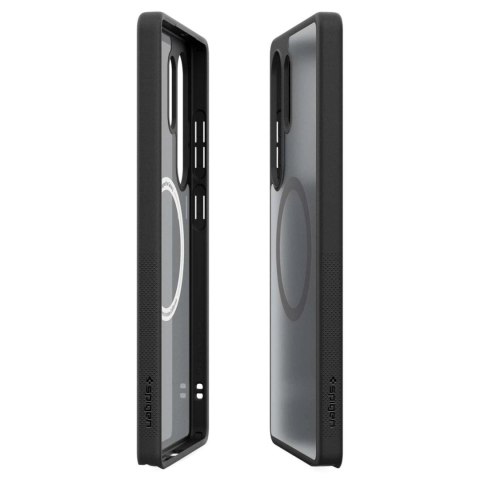 Etui silikonowe Spigen Capella GP-FPS938PGBJW z ringiem magnetycznym MagFit do Samsung Galaxy S25 Ultra - czarne Etui silikonowe Spigen Capella GP-FPS938PGBJW z ringiem magnetycznym MagFit do Samsung Galaxy S25 Ultra - czarne