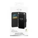 Etui z ekoskóry Puro Booklet Case z klapką i portfelem do Samsung Galaxy S25+ - czarne