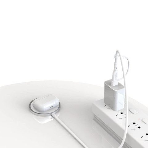 Ładowarka bezprzewodowa magnetyczna Tech-Protect QI15W-A44 z MagSafe - biała Ładowarka bezprzewodowa magnetyczna Tech-Protect QI15W-A44 z MagSafe - biała