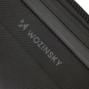 Plecak miejski Wozinsky Premium na jedno ramię, antykradzieżowy z organizerem i USB - czarny