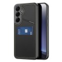 Etui Dux Ducis Rafi II na Samsung Galaxy S25+ z podstawką i portfelem - czarne