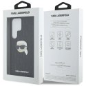Etui Karl Lagerfeld Leather Monogram Pin Logo Karl Head Samsung Galaxy S25 Ultra czarny