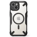 Etui Ringke Fusion X MagSafe na iPhone 15 Plus - czarny mat
