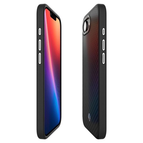 Etui Spigen Enzo Aramid MagSafe na iPhone 16e - czarne Etui Spigen Enzo Aramid MagSafe na iPhone 16e - czarne