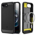Etui Spigen Rugged Armor MagSafe na iPhone 16e - czarne