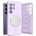 Etui Tech-Protect Liquid Silicone MagSafe na Samsung Galaxy S25+ - fioletowe