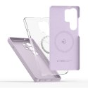 Etui Tech-Protect Liquid Silicone MagSafe na Samsung Galaxy S25+ - fioletowe
